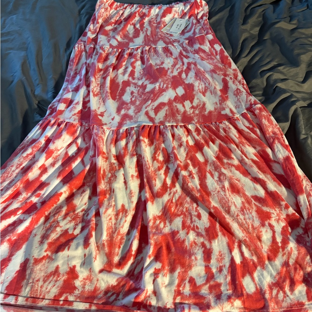 Lularoe poppy skirt med new with tag tie dye